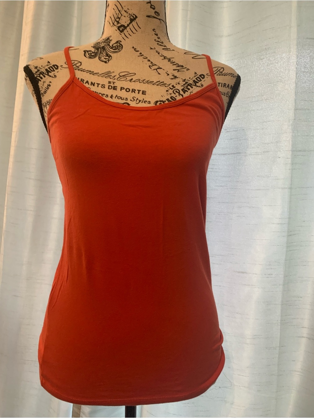 Forever 21 Rust Orange Slim Spaghetti Strap Camisole